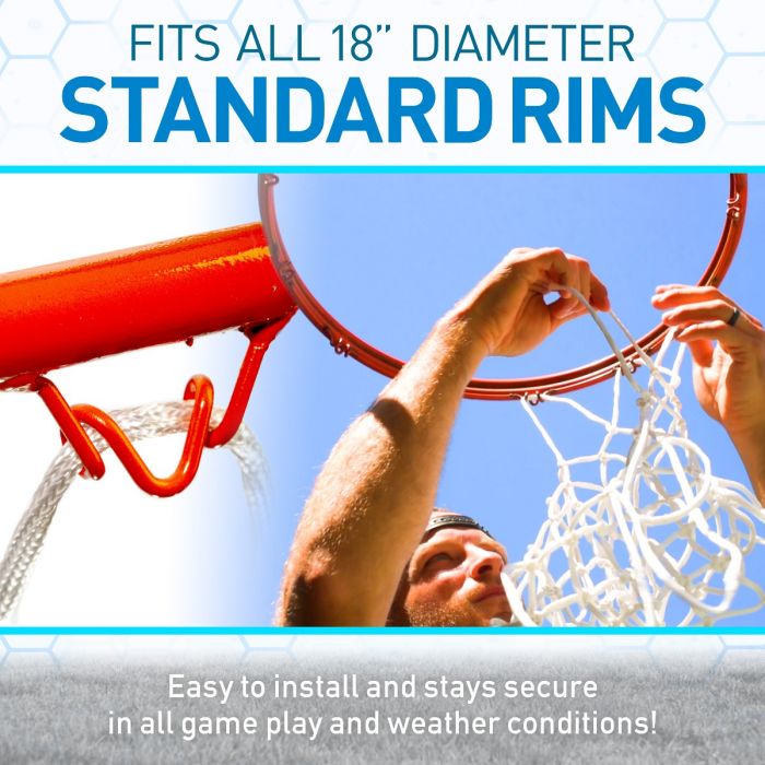 Franklin Basketball Net, White, New