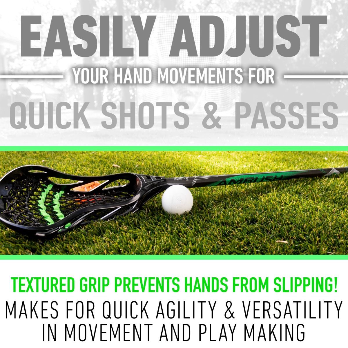 Franklin Men's Lacrosse Stick Ambush New