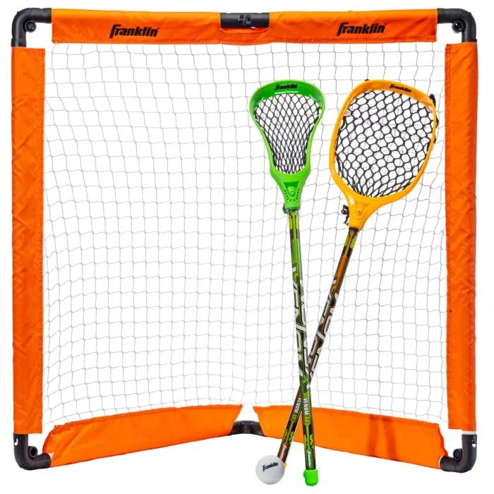 Franklin youth Kid's lacrosse goal and stick set 36 das 19.5 - 36"