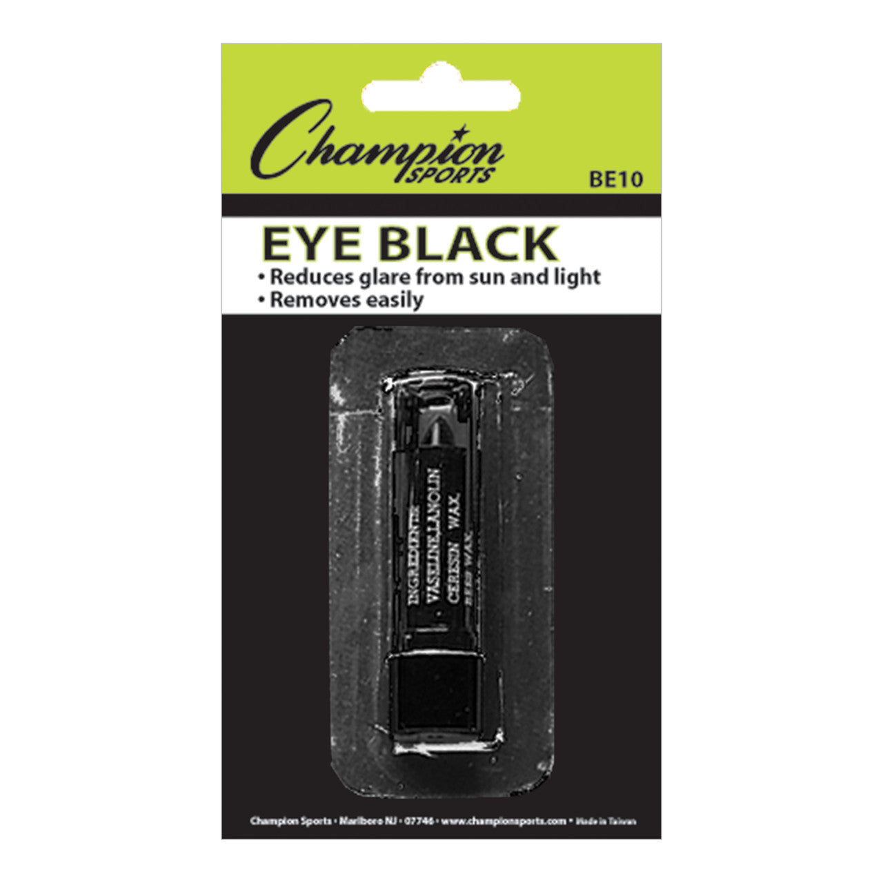 Champion Sports Eye Black New Black