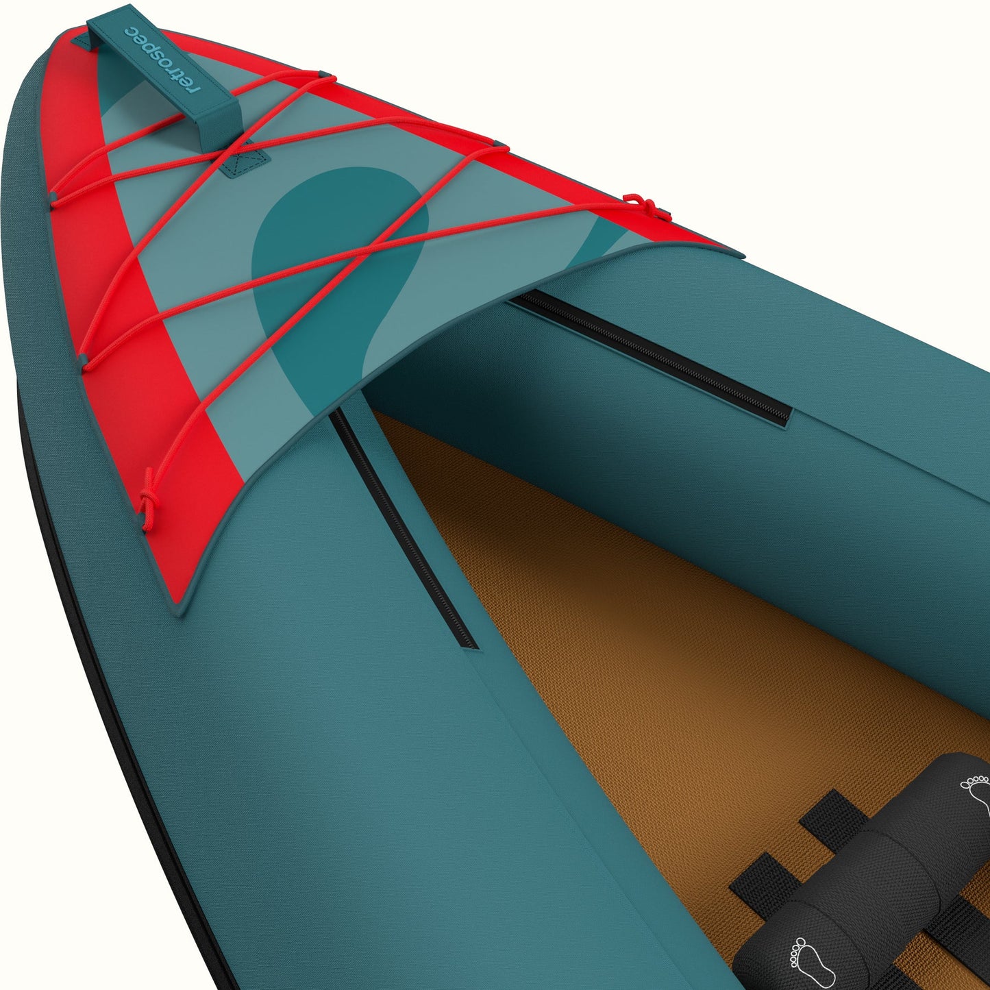 Inflatable Coaster Kayak Tandem New 12'6" Max 505 LB Adult