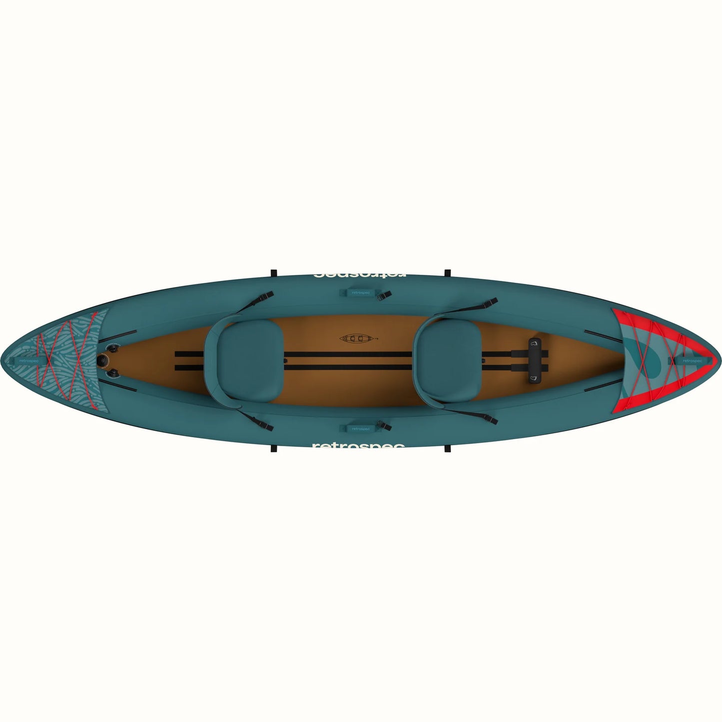 Inflatable Coaster Kayak Tandem New 12'6" Max 505 LB Adult