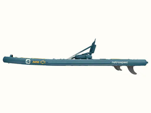 Retrospec June Inflatable Fishing Paddle Board Kayak Hybrid 11’6” New 320# Capacity