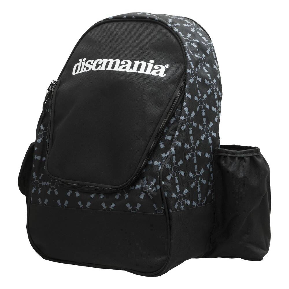 DiscMania Fanatic Go Backpack Bag Disc Golf Bag Black