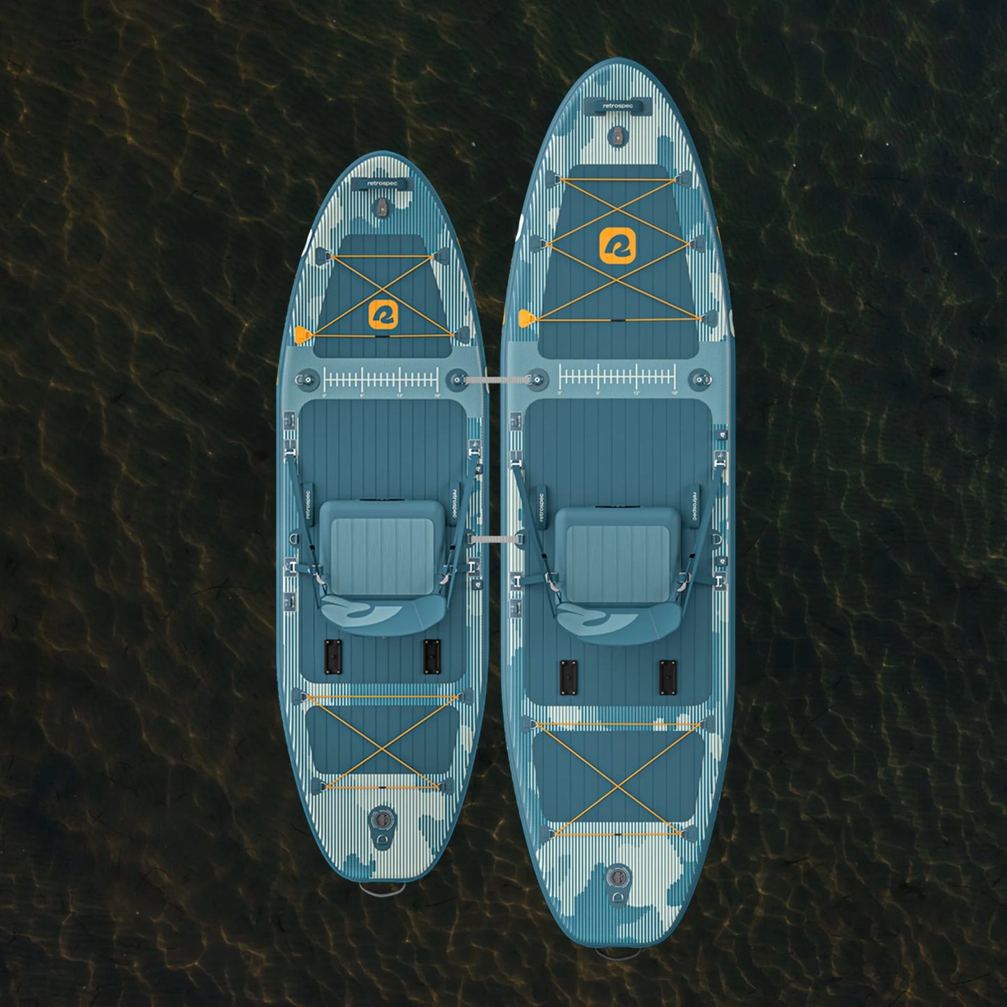 Retrospec June Inflatable Fishing Paddle Board Kayak Hybrid 11’6” New 320# Capacity