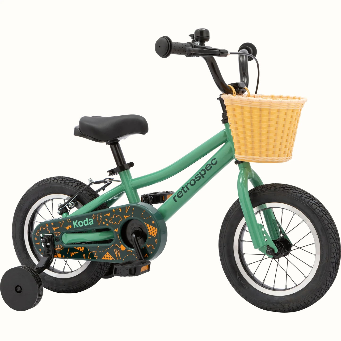 Koda 12" Kids' Bike (2-3 yrs) New Basket and Hand Brake Options