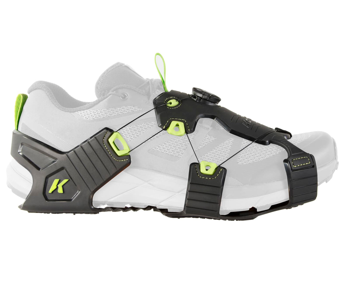 Korkers Ice Runner Ice Cleats With Boa Size S, M & L Black Green New