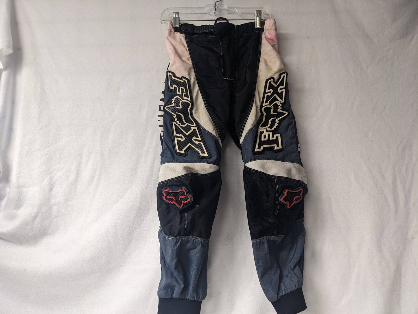 Fox MX Motocross Racing Pants Size 10 26 In Waist Color Gray Condition Used