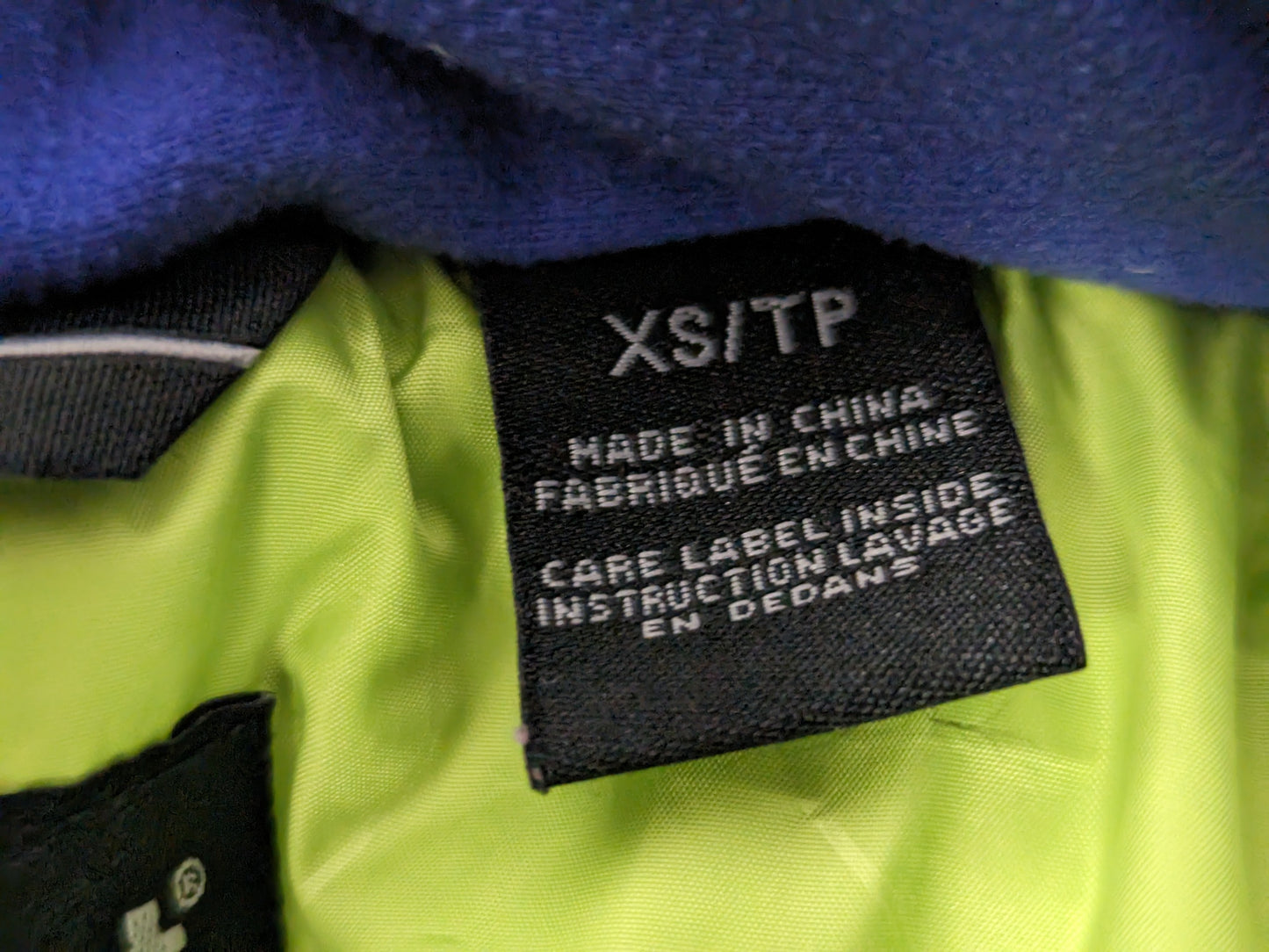 Marmot Winter Puffer Jacket Coat Size Extra Small Color Blue Condition Used