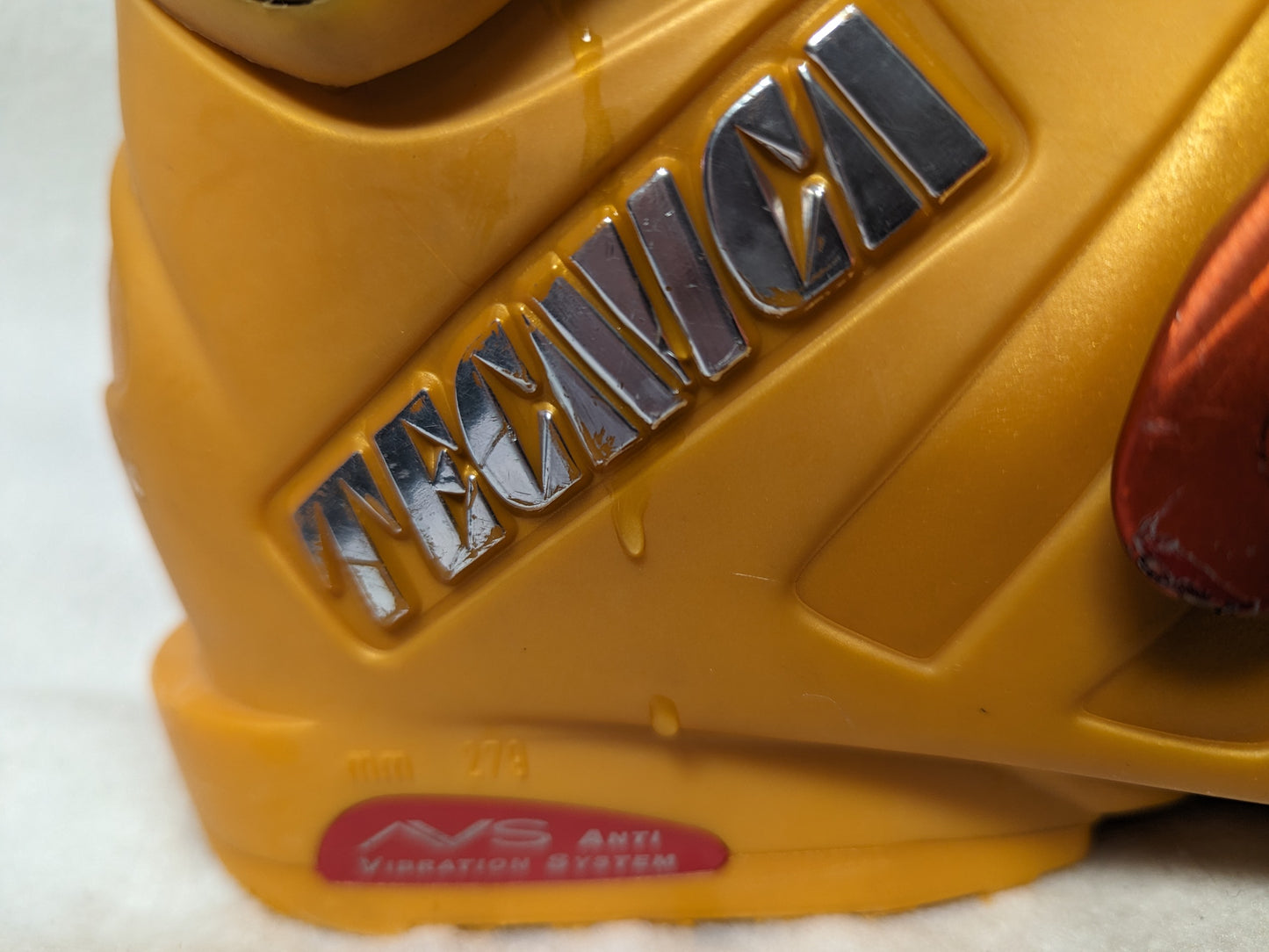 Tecnica Icon Jr Youth Ski Boots Size 23 Color Orange Condition Used