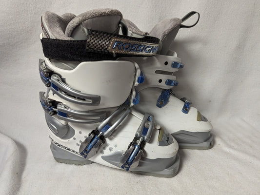 Rossignol Xena Women's Ski Boots Size 23.5 Color White Condition Used