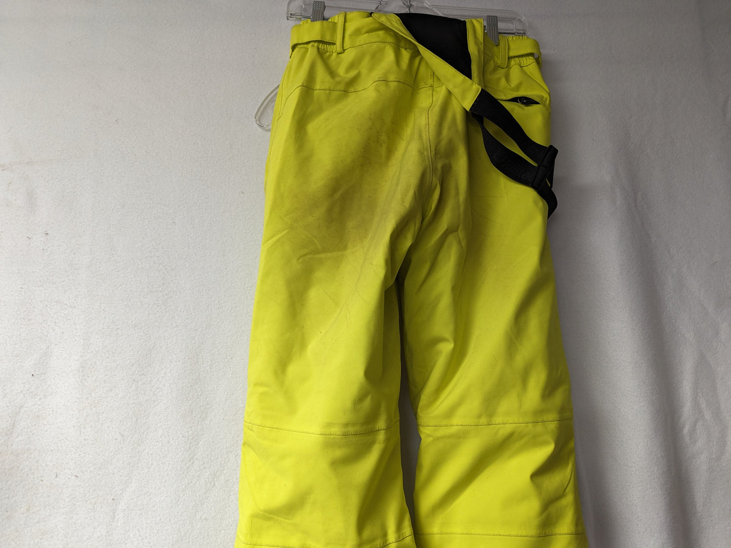 Killtec Insulated Youth Ski/Snowboard Bibs Size YL Color Yellow Used