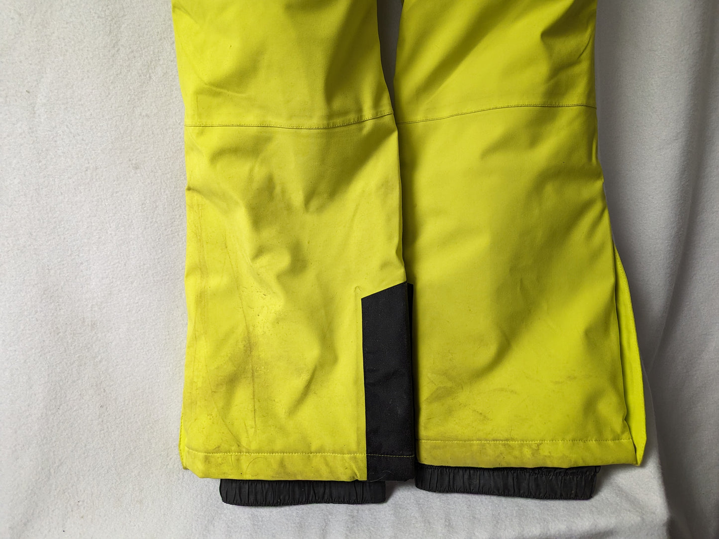 Killtec Insulated Youth Ski/Snowboard Bibs Size YL Color Yellow Used