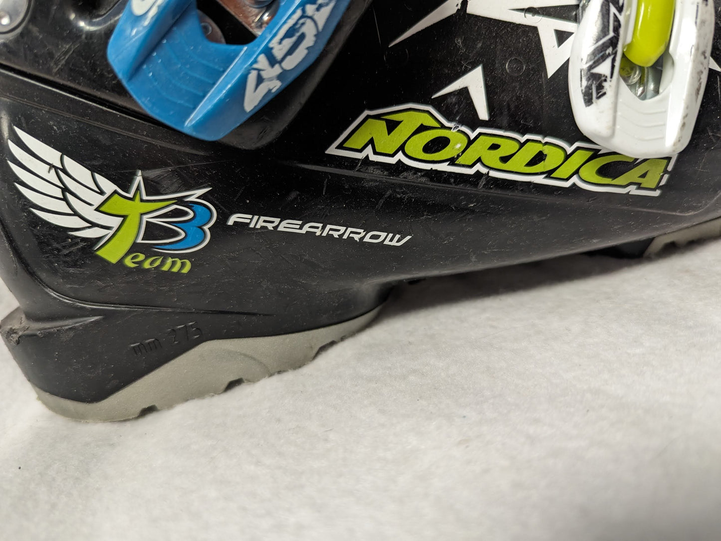 Nordica Firearrow Team 3 Ski Boots Size 23.5 Color Black Condition Used