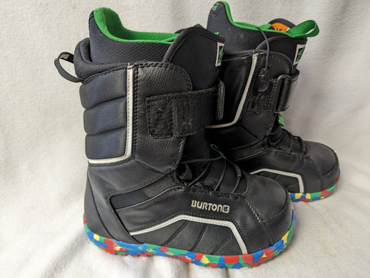 Burton Imprint Zipline Snowboard Boots Size 7 Color Black Condition Used