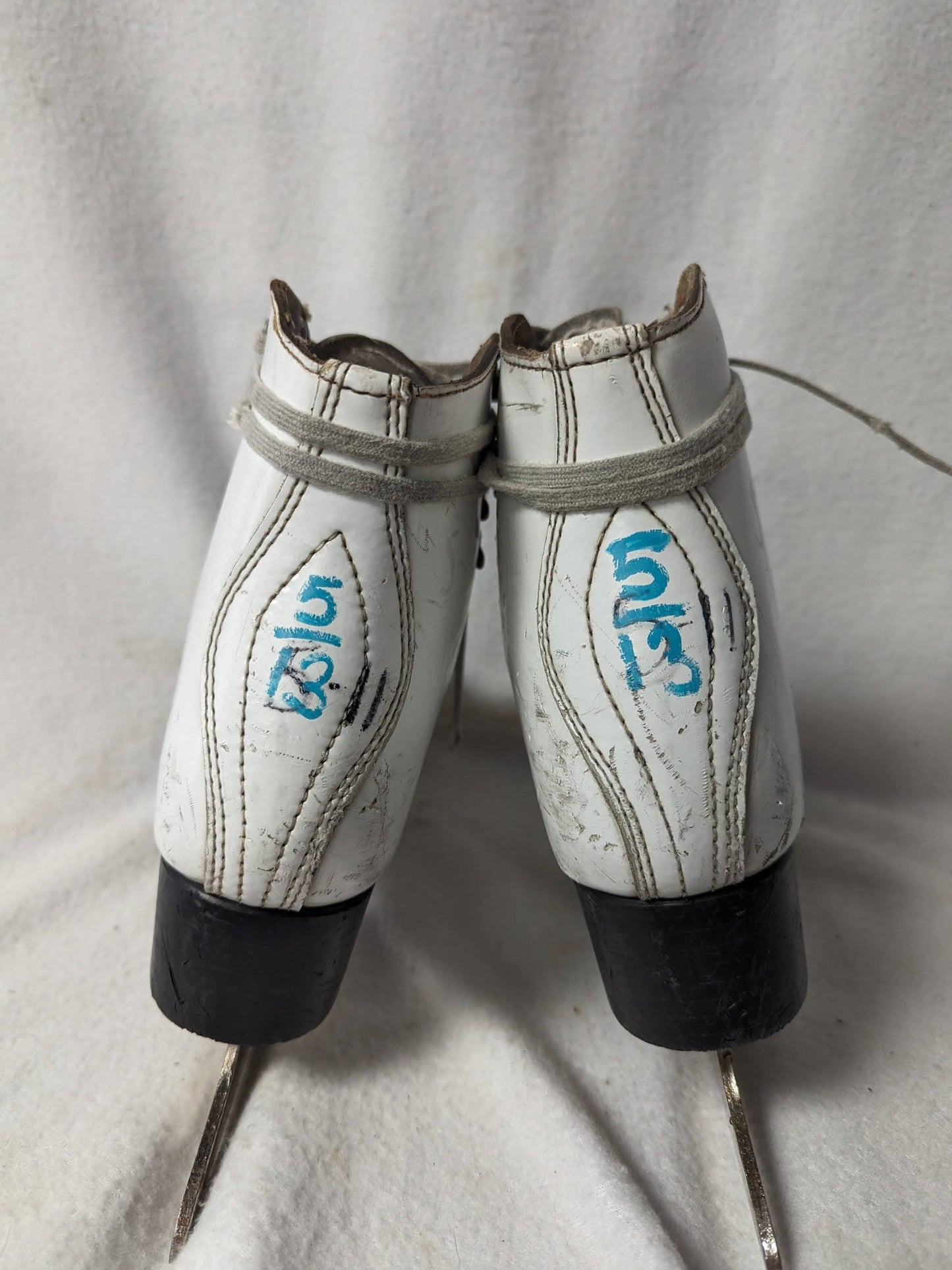 Lake Placid Figure Ice Skates Size 5 Color White Condition Used