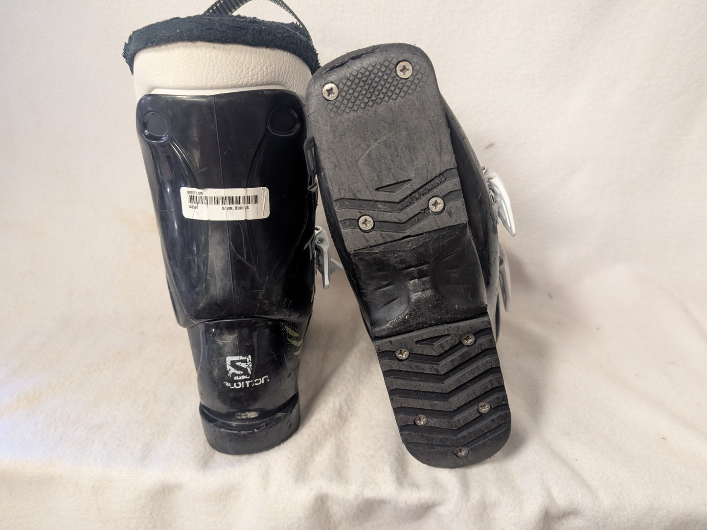 Salomon Team youth Ski Boots Size 22.5 Color Black Condition Used