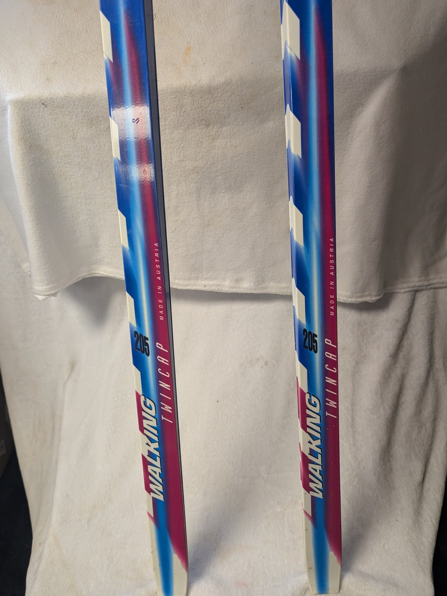 Atomic Walking Cross Country Skis No Bindings Size 205 Cm Color Blue New