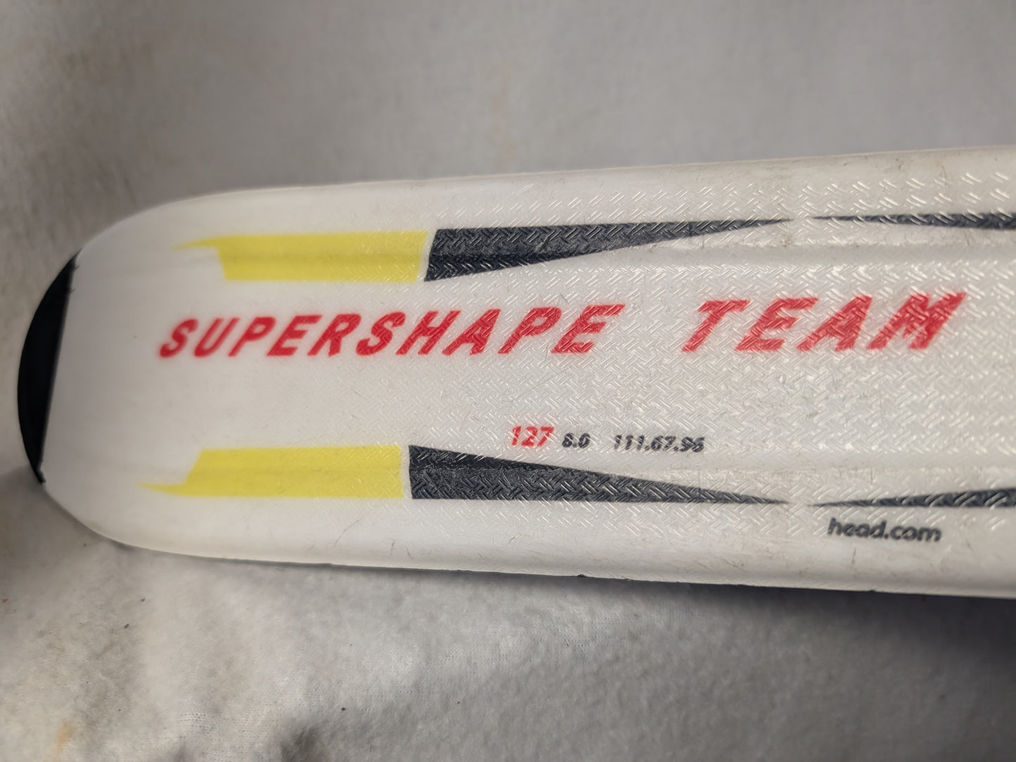 Head Era 2.0 Supershape Team Skis w/Tyrolia SP21 Bindings Size 127 Cm White Used