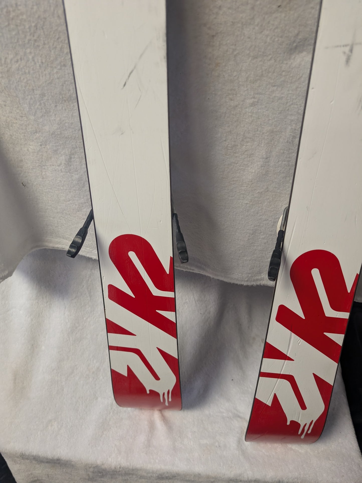 K2 Tip Skis Bad Seed w/Marker 7.0 Bindings Size 129 Cm Color Black Used