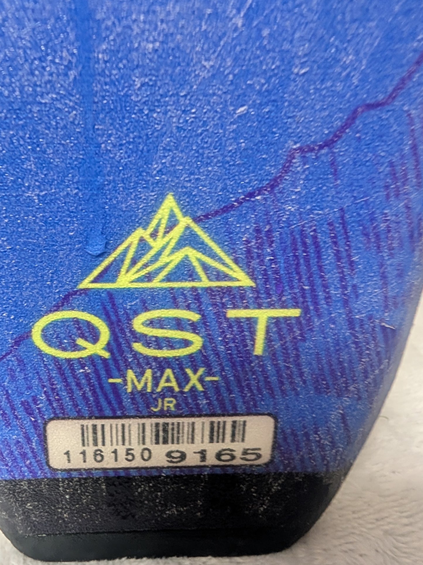Salomon QST Jr Skis w/Salomon Bindings Size 130 Cm Blue Used