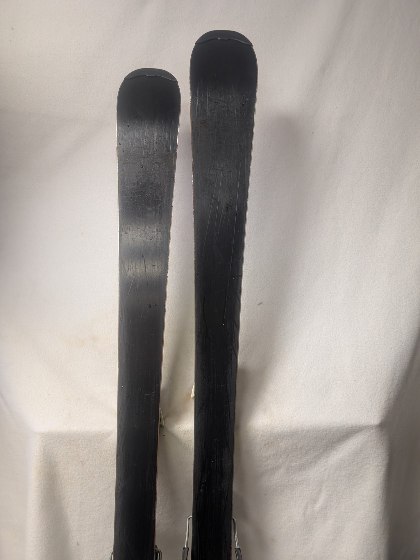Salomon QST Jr Skis w/Salomon Bindings Size 130 Cm Blue Used