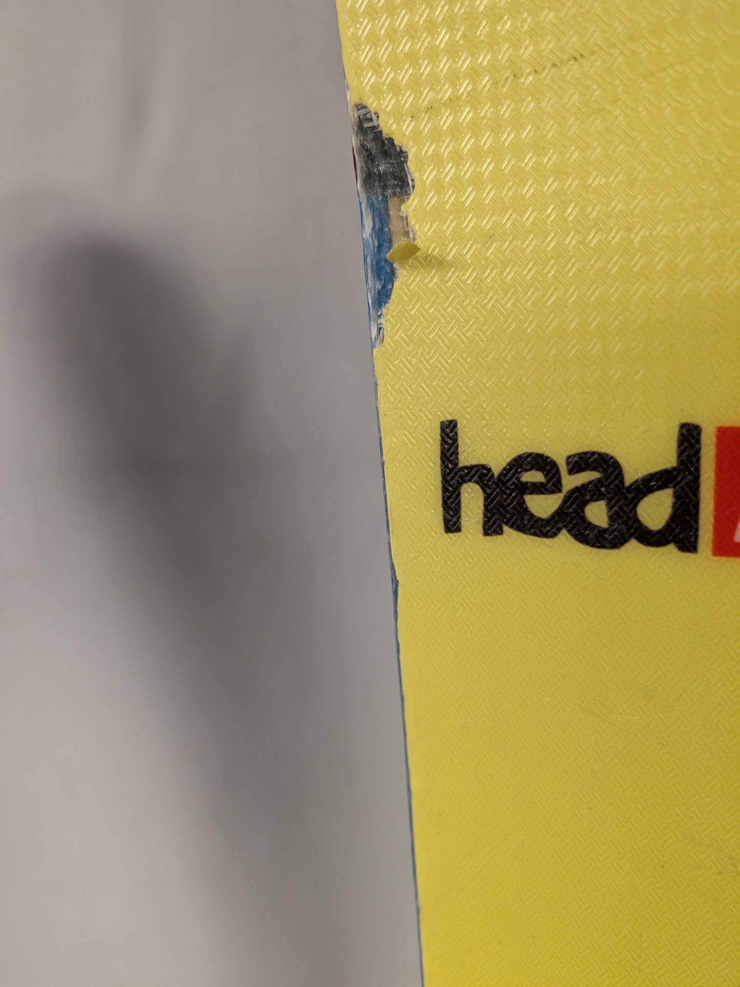 Head Mango Plum Skis w/Bindings Size 140 Cm Color Yellow Condition Used Clearance