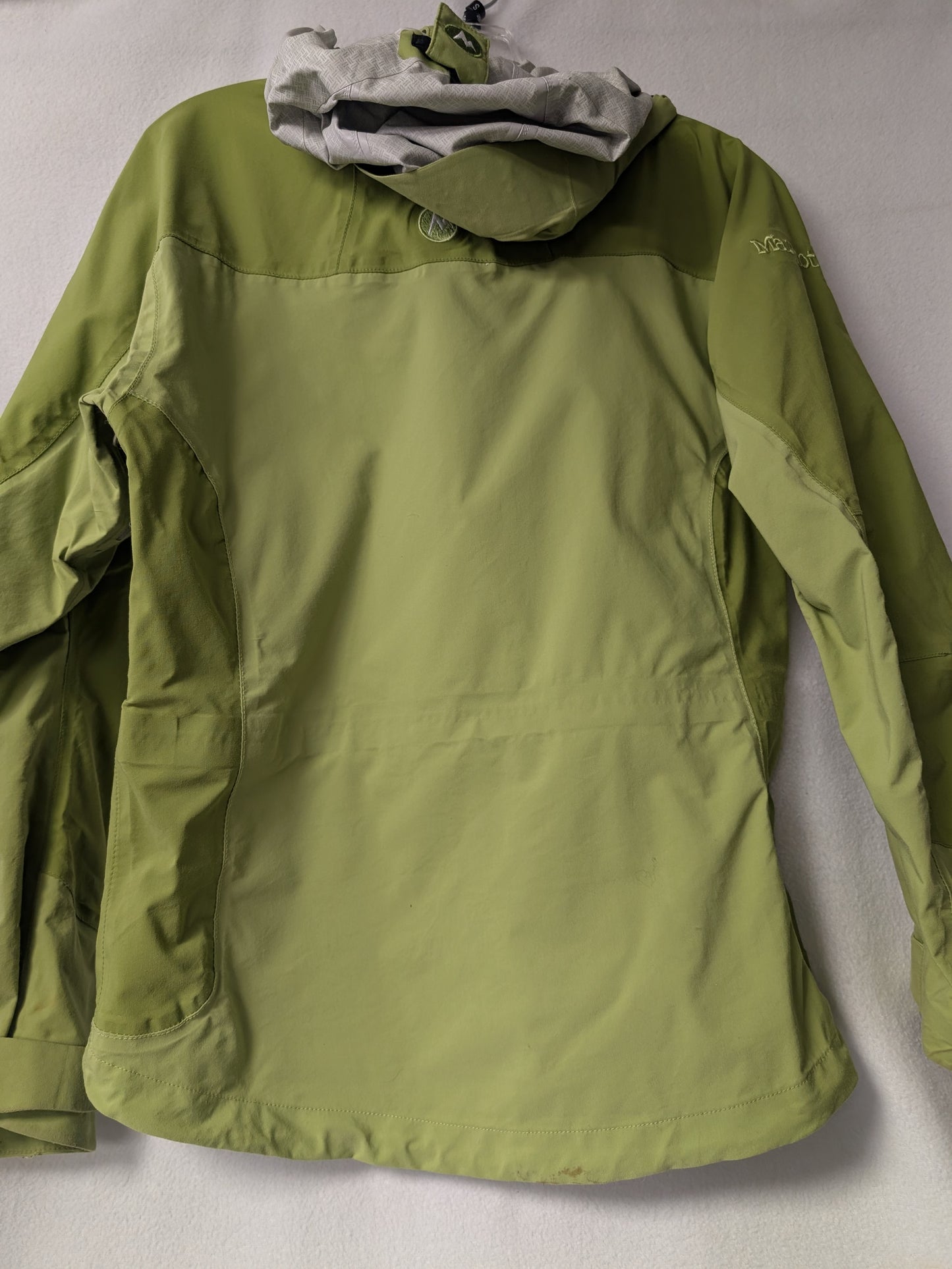 Marmot Shell Jacket Coat Size Women Small Color Green Used