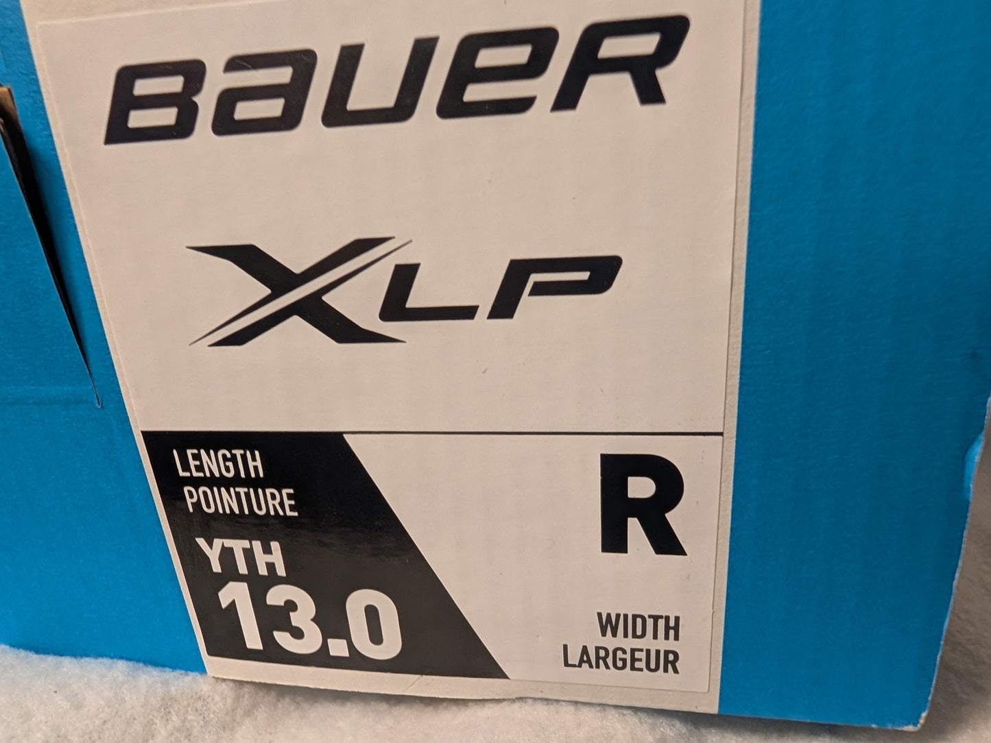 Bauer XLP Hockey Ice Skates Size 13k Color Black Condition Used
