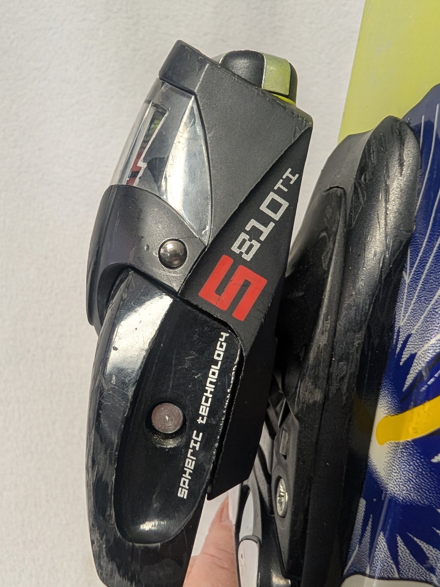 K2 Phat Luv Skis Salomon S810TI Bindings 160 cm Green Used