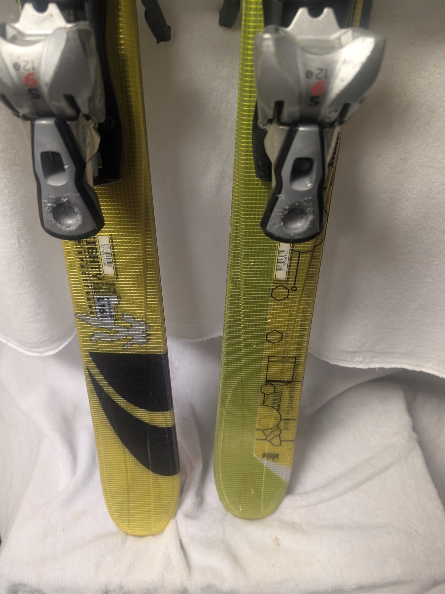 Salomon Teneighty Skis Salomon S9 12TI Bindings 161 cm Green Used