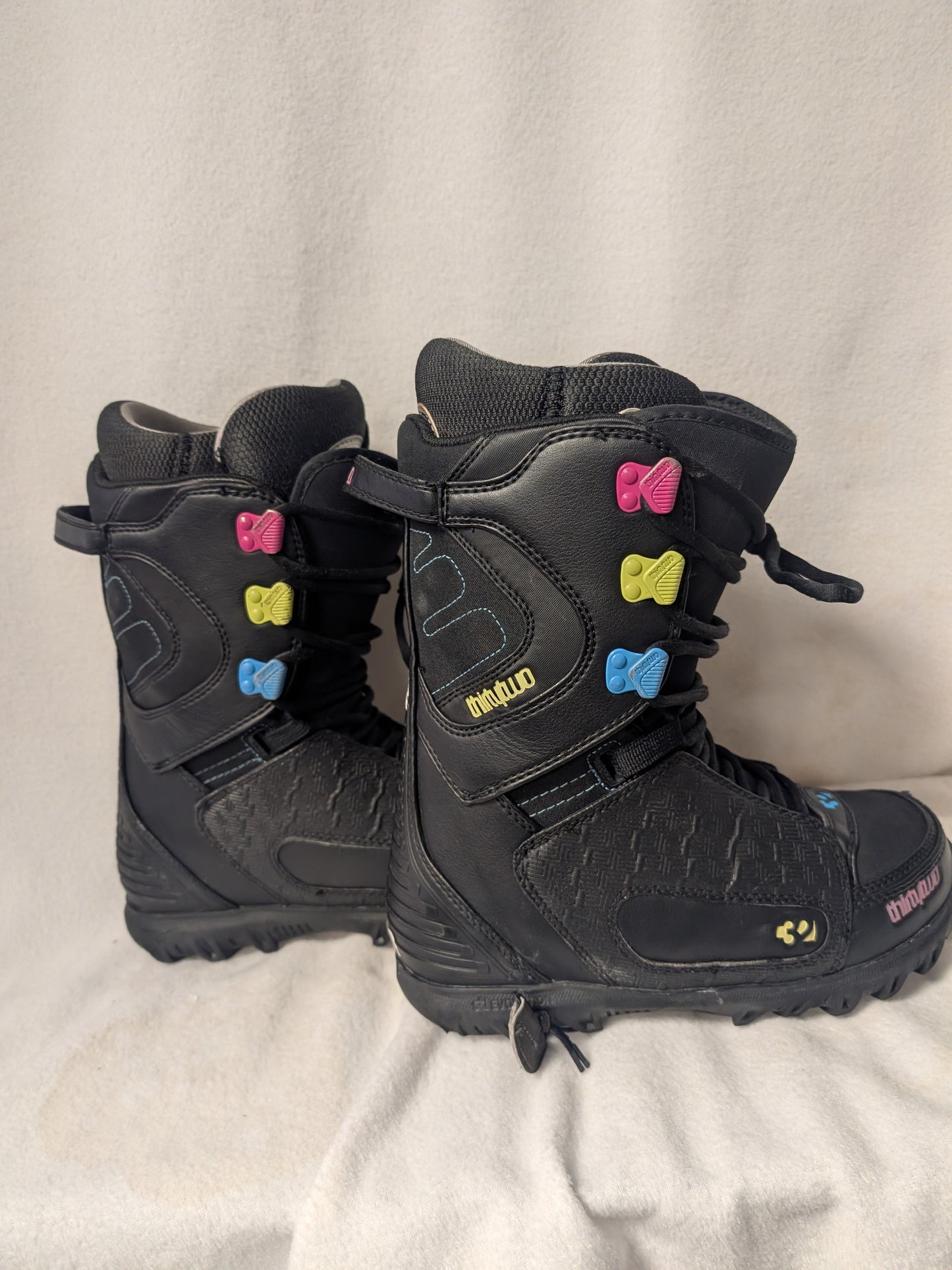 ThirtyTwo Snowboard Boots Women Size 7.5? Black Used Adult No Laces