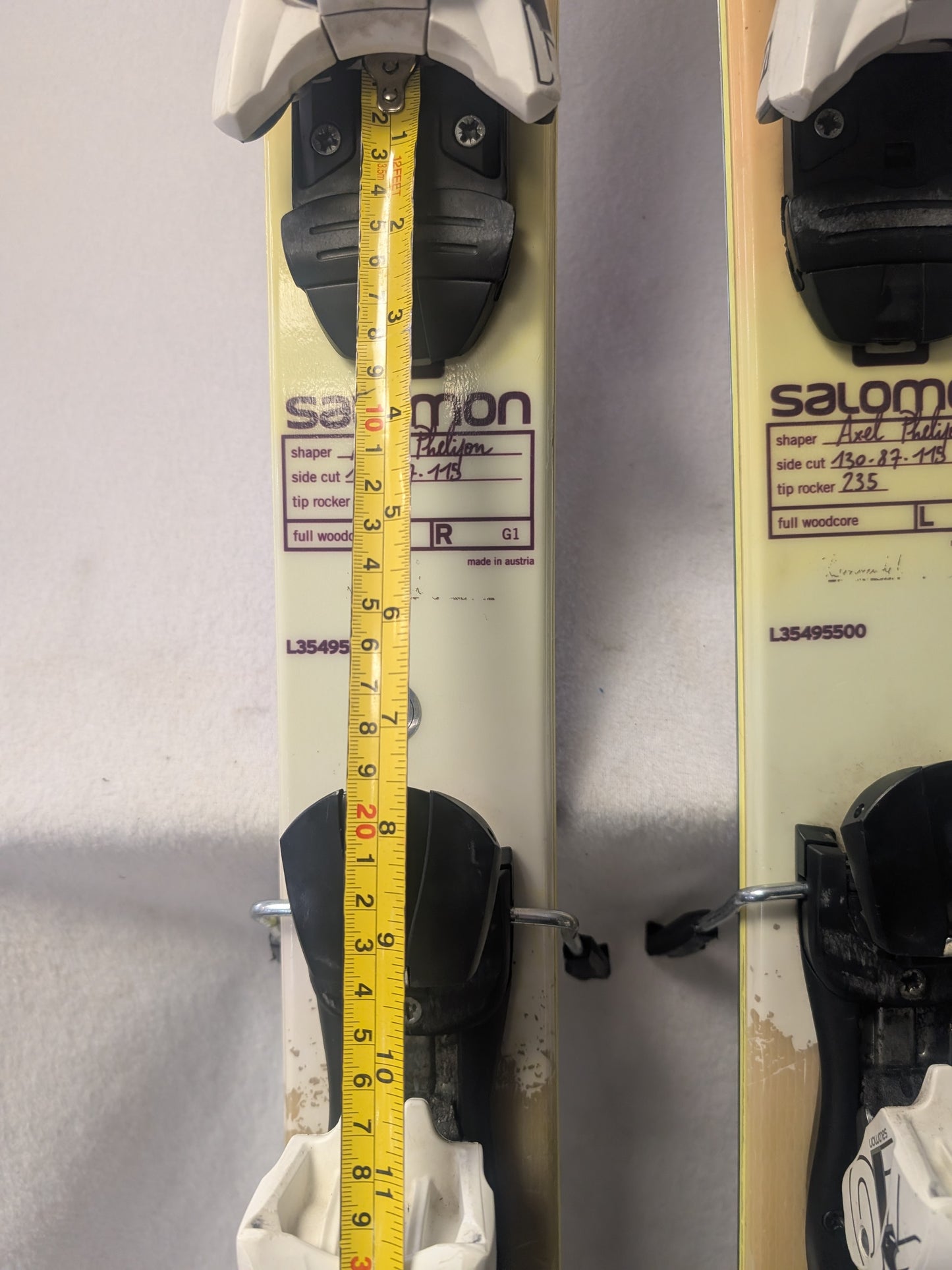 Salomon Q Lux Skis Salomon s10 Bindings Size 159 Cm Orange Used Women