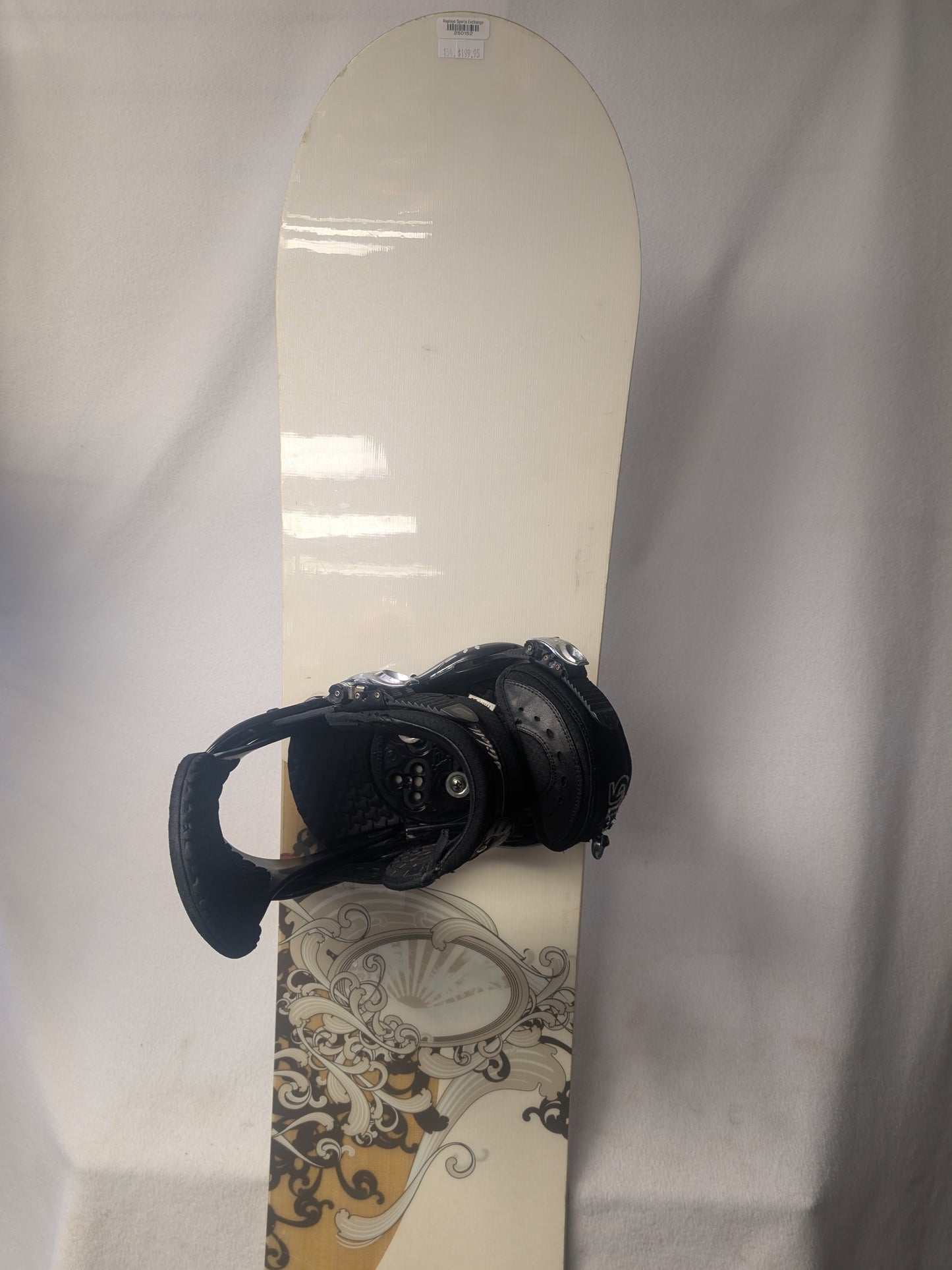 Ride Grace Snowboards Burton Stiletto Bindings Size 154 Cm Color Brown Used