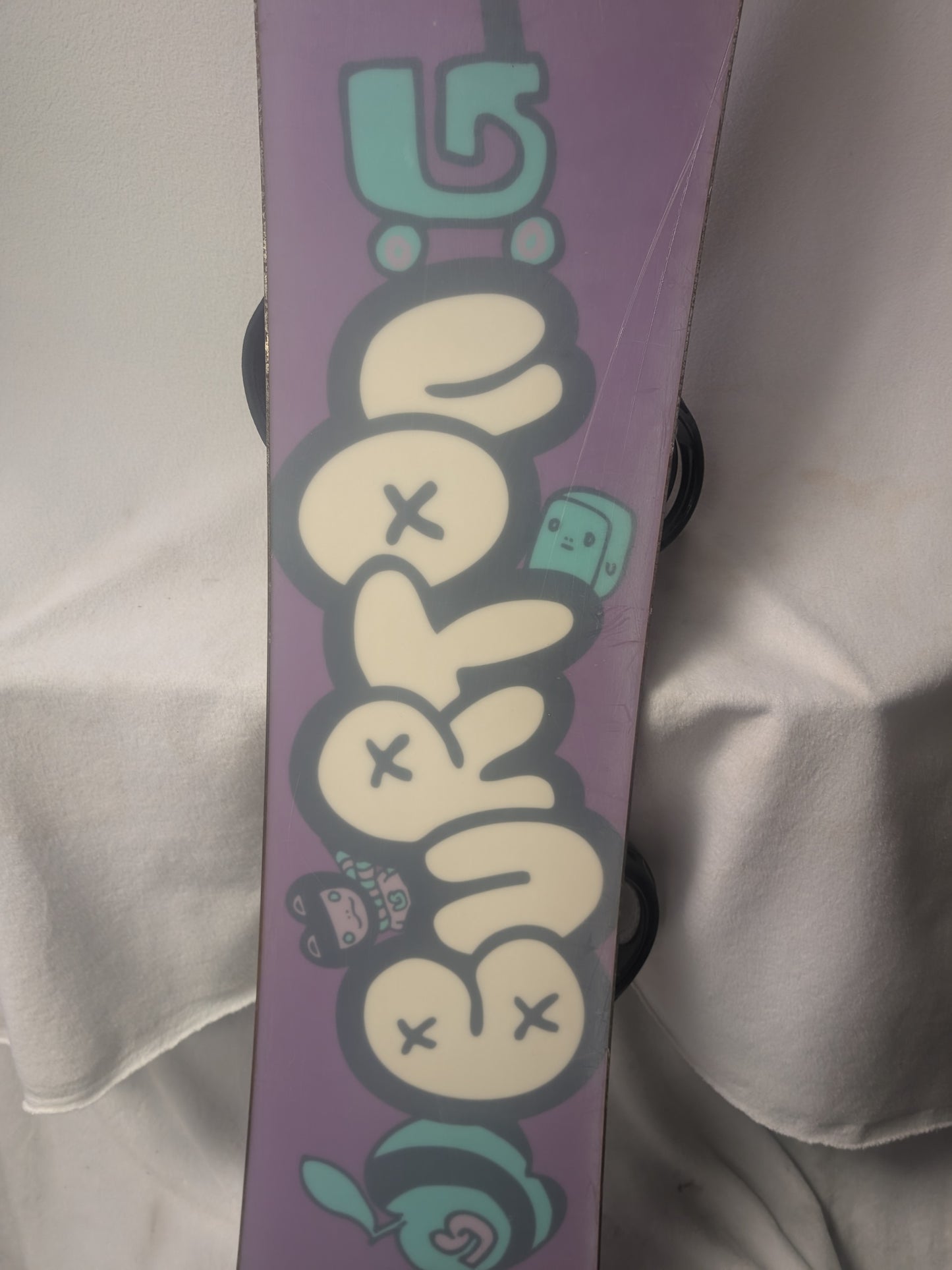 Burton Chicklet Snowboards Burton FS Bindings Size 126 Cm White Used