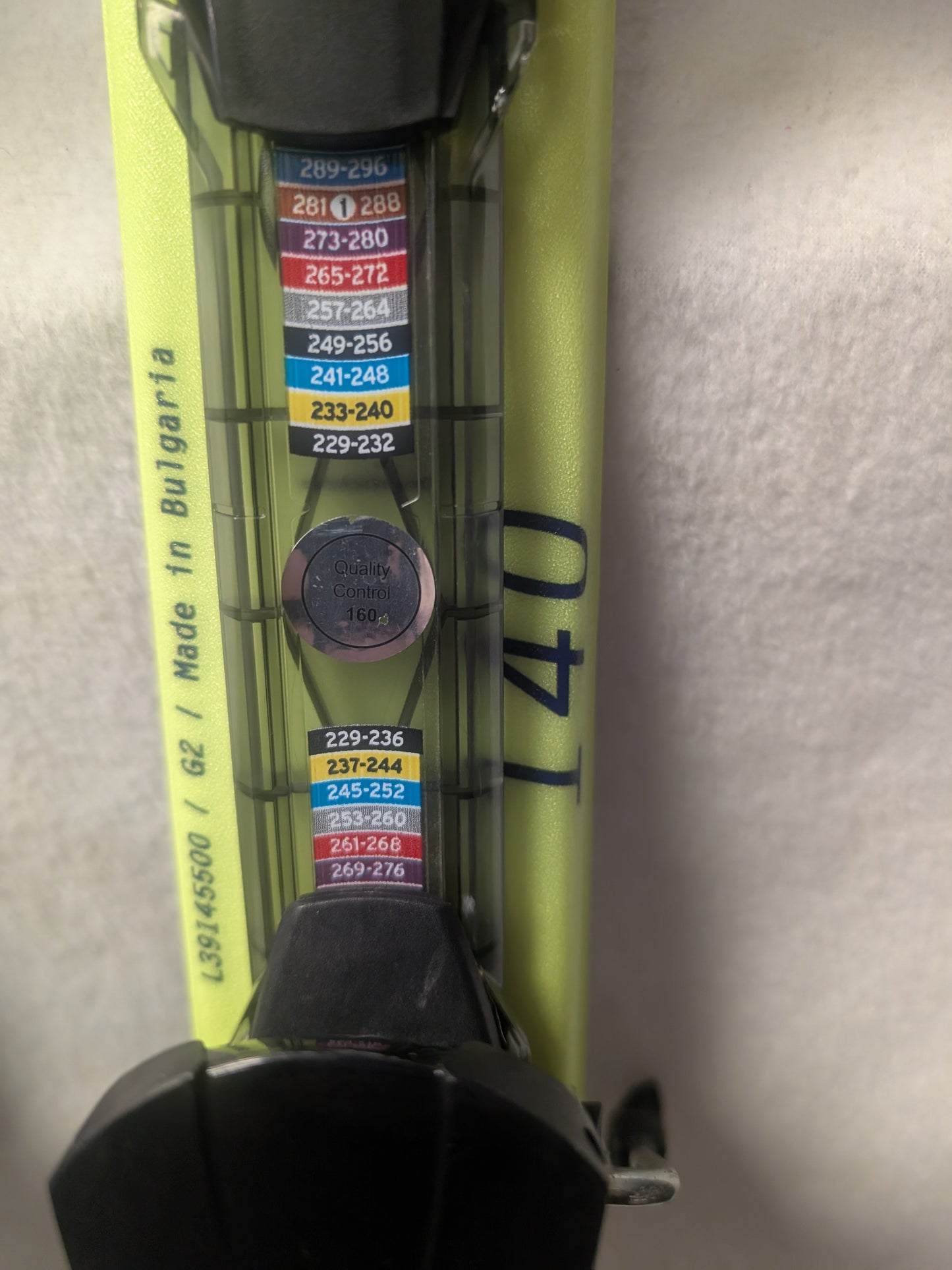 Salomon QST Jr Skis/Bindings Size 140 Cm Blue Used