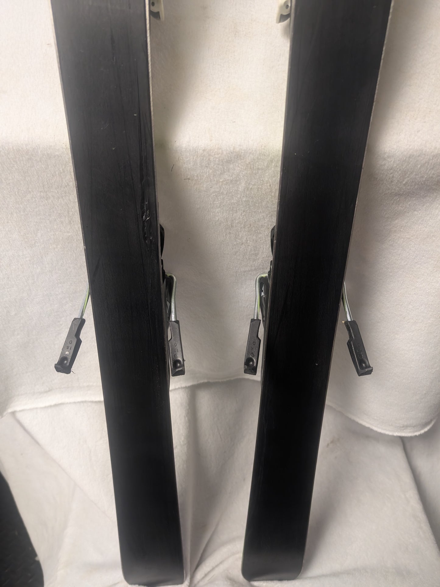 Salomon QST Jr Skis/Bindings Size 140 Cm Blue Used
