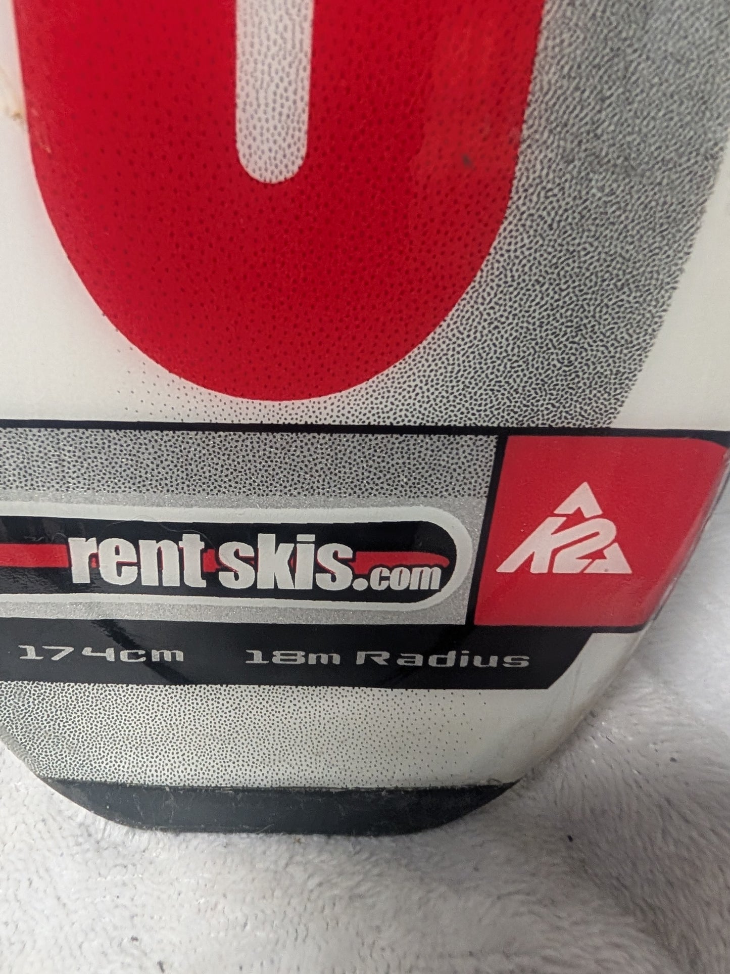 K2 Omni Sr Skis Tyrolia SP120 Bindings Size 174 Cm Color Red Condition Used