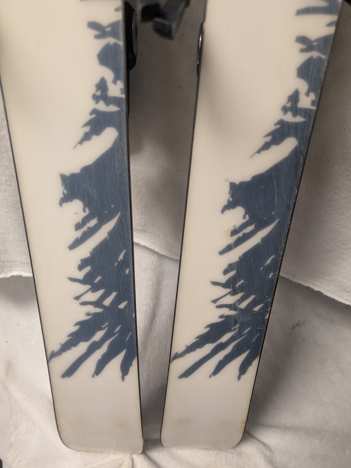 Salomon TenEighty XC Skis Naxo Randonee AT Bindings Size 170 Cm White Used
