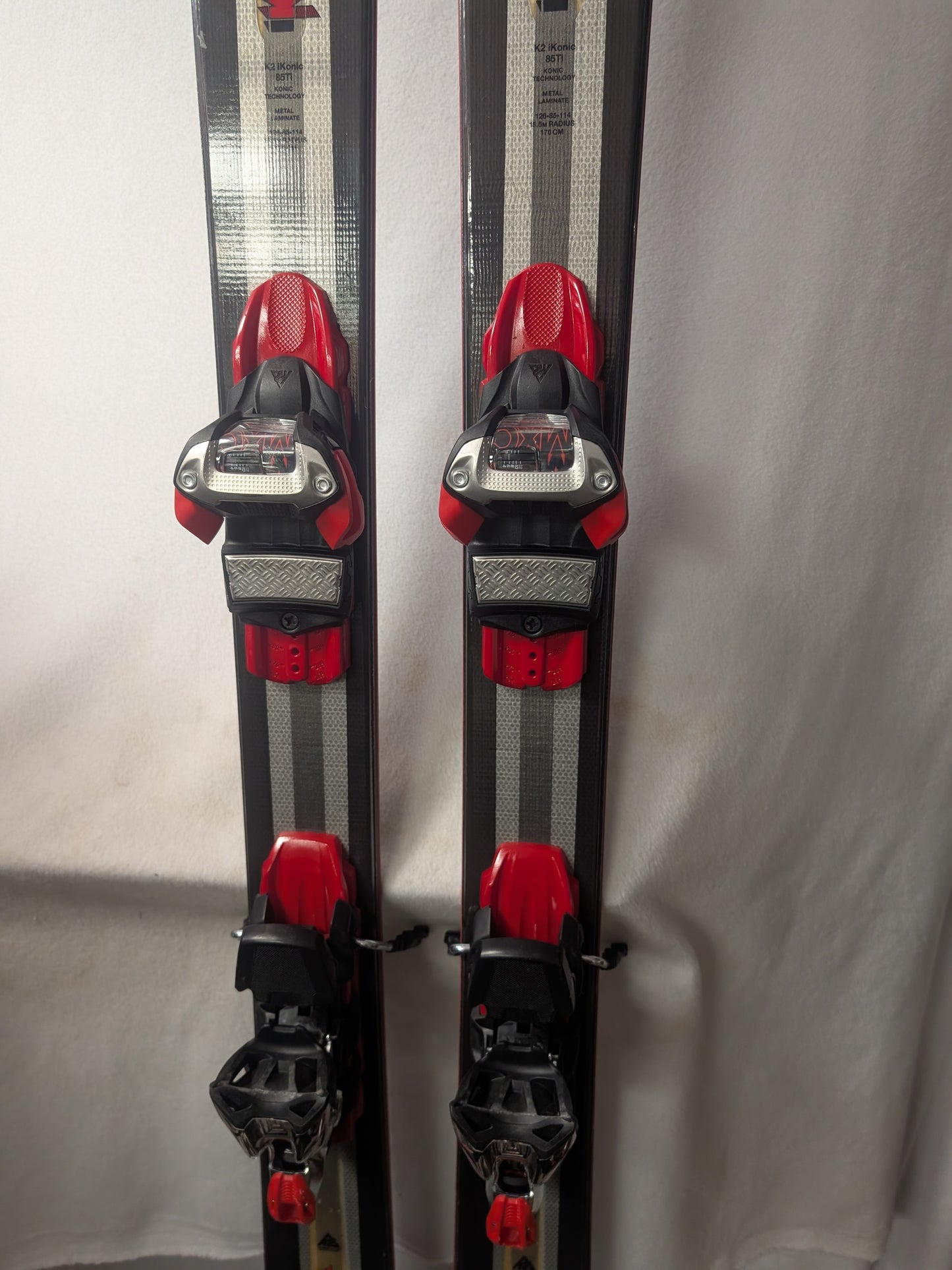 K2 Iconic Skis Marker MXC 12.0 TCX Bindings Size 170 Cm Black Used
