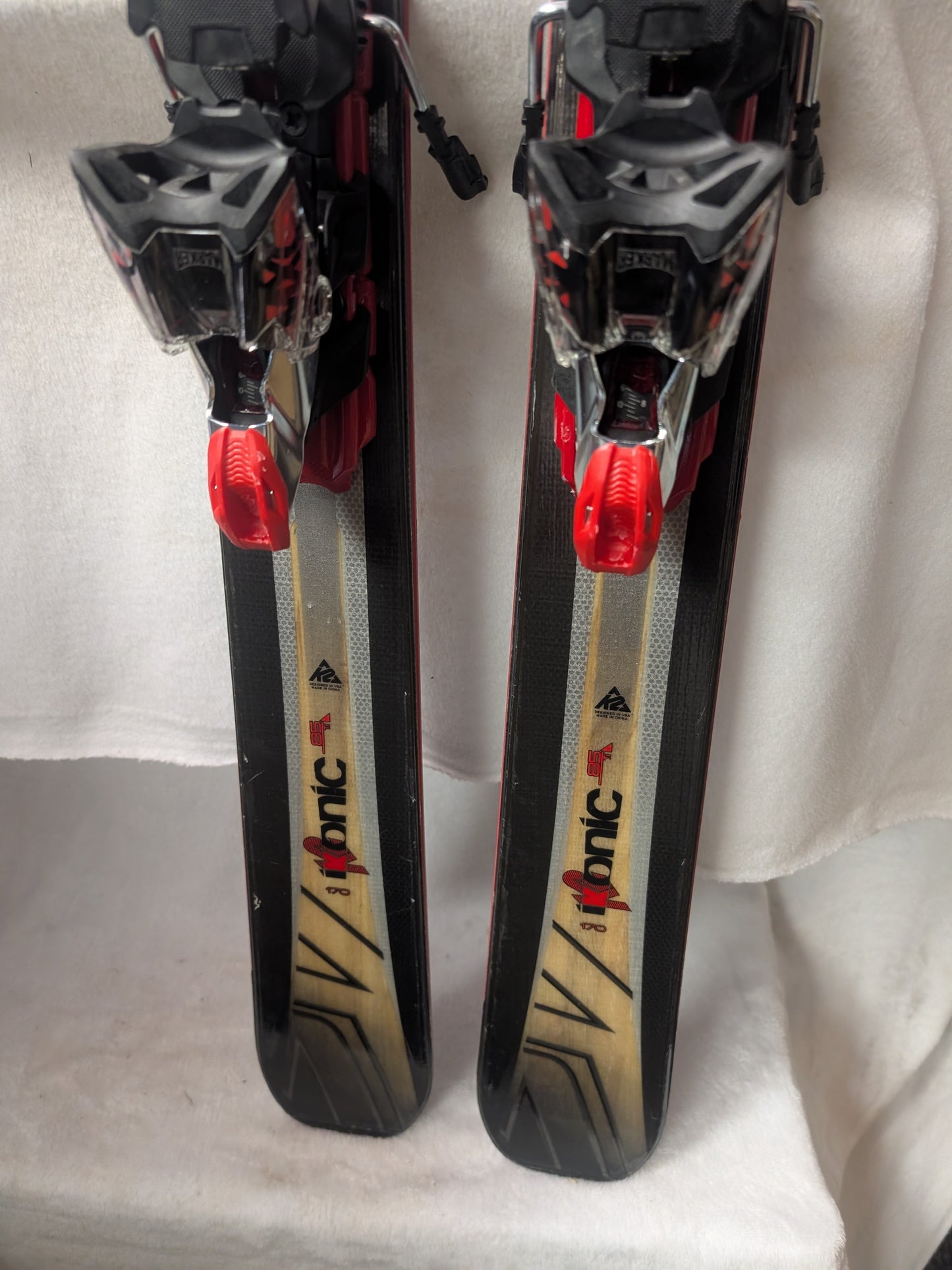 K2 Iconic Skis Marker MXC 12.0 TCX Bindings Size 170 Cm Black Used