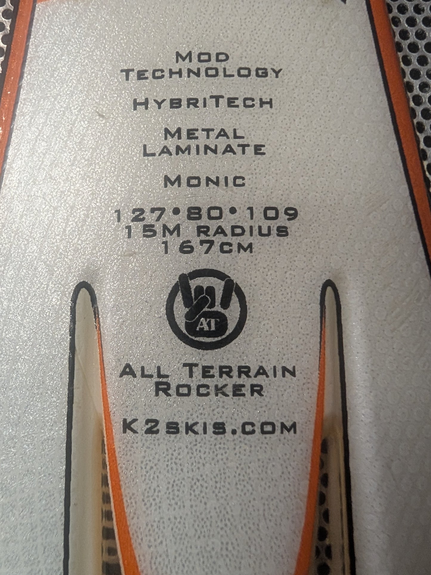 K2 Rictor Skis Marker MX 12.0 Bindings Size 167 Cm Green Used