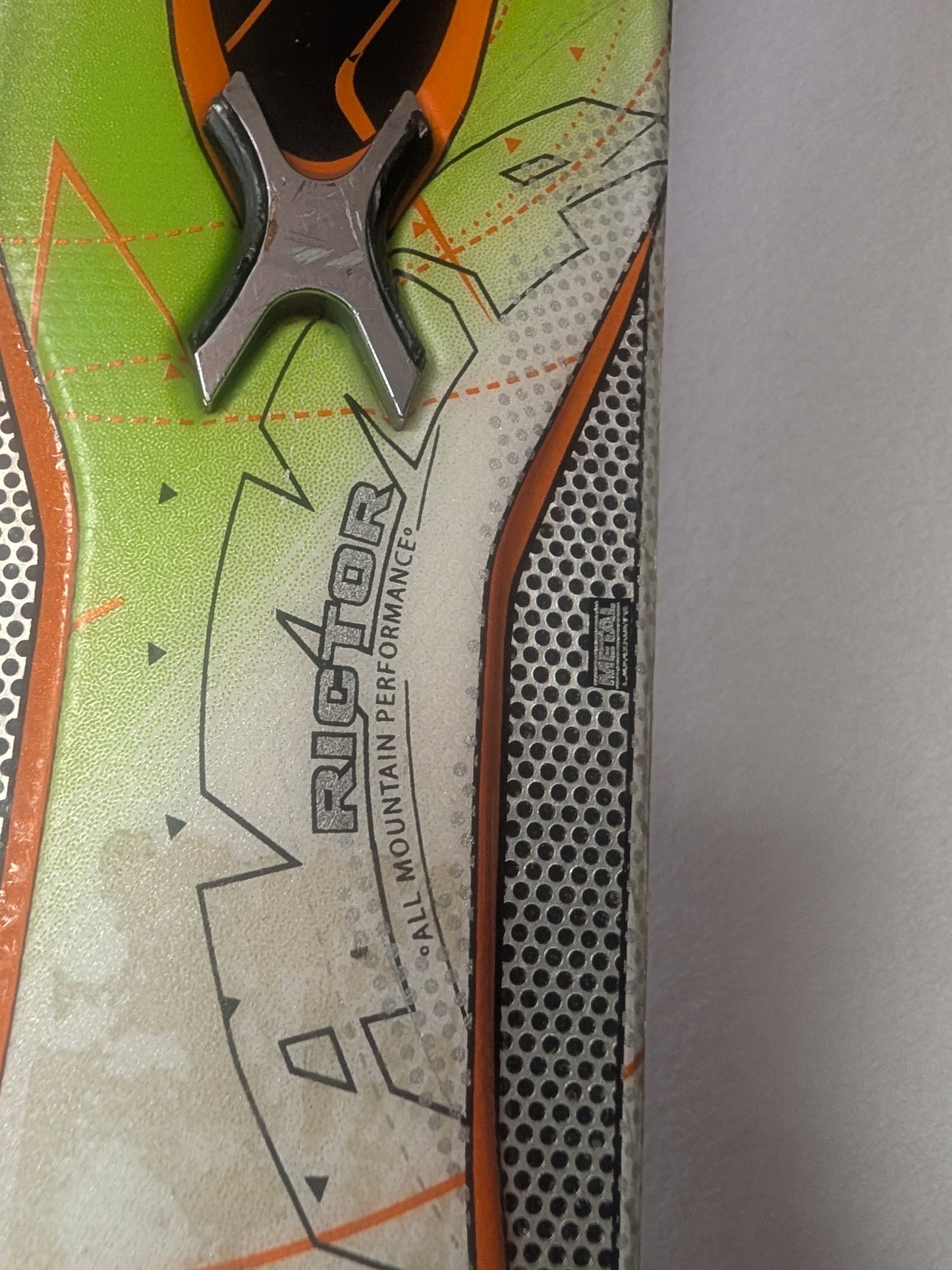 K2 Rictor Skis Marker MX 12.0 Bindings Size 167 Cm Green Used