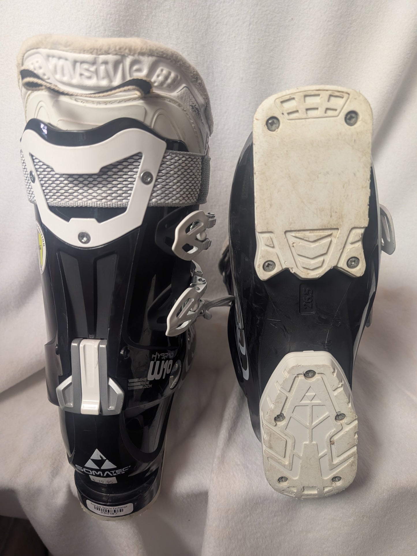 Fischer Vacuum Hydro 10 W10 Ski Boots Size 26.5 Color Black Used