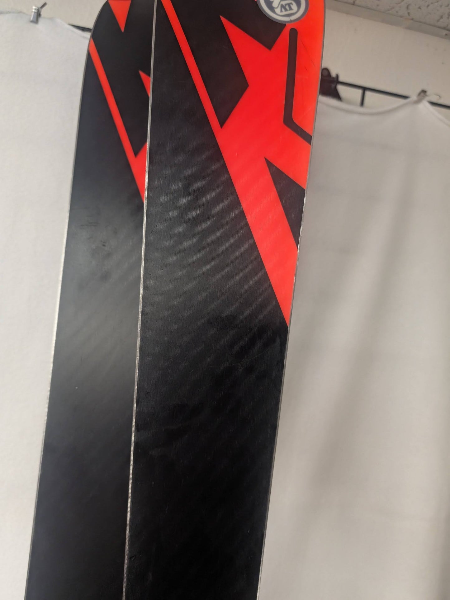 K2 AMP Rector 82XTI Skis Marker MXO 12.0 Bindings Size 182 Cm Black Used