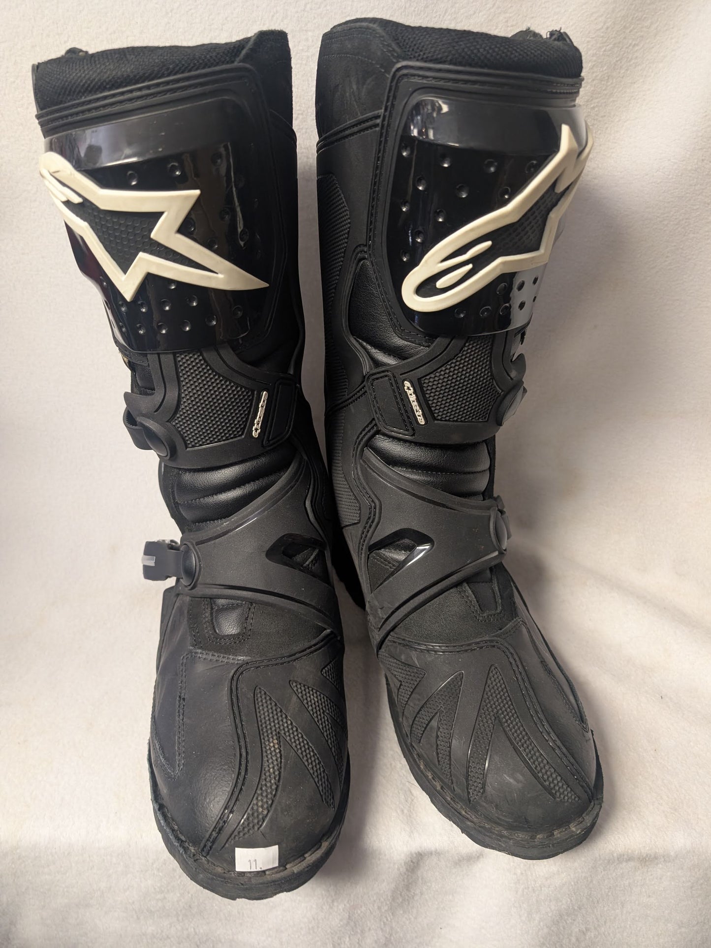 AlpineStars Toucan Motocross MX Boots Size 11 Color Red Condition Used