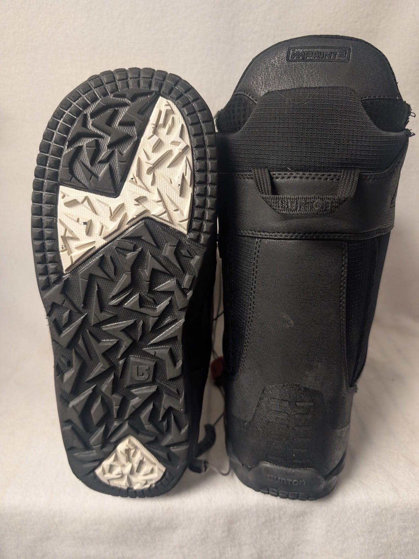 Burton Concord Boa Snowboard Boots Size 12 Color Black Condition Used
