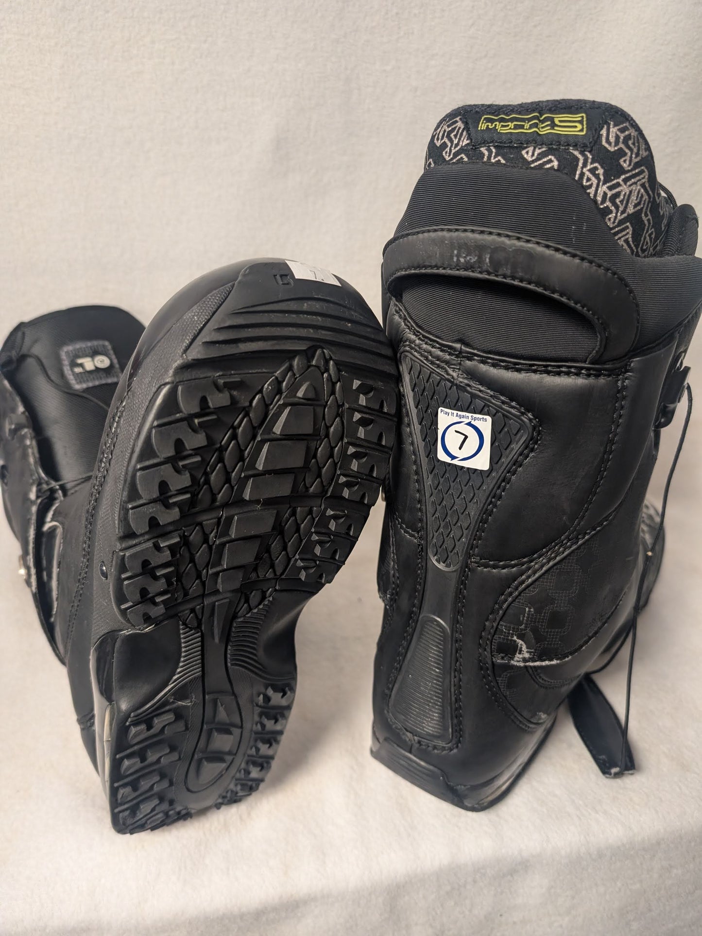 Burton SL10 Snowboard Boots Size 7 Color Black Condition Used