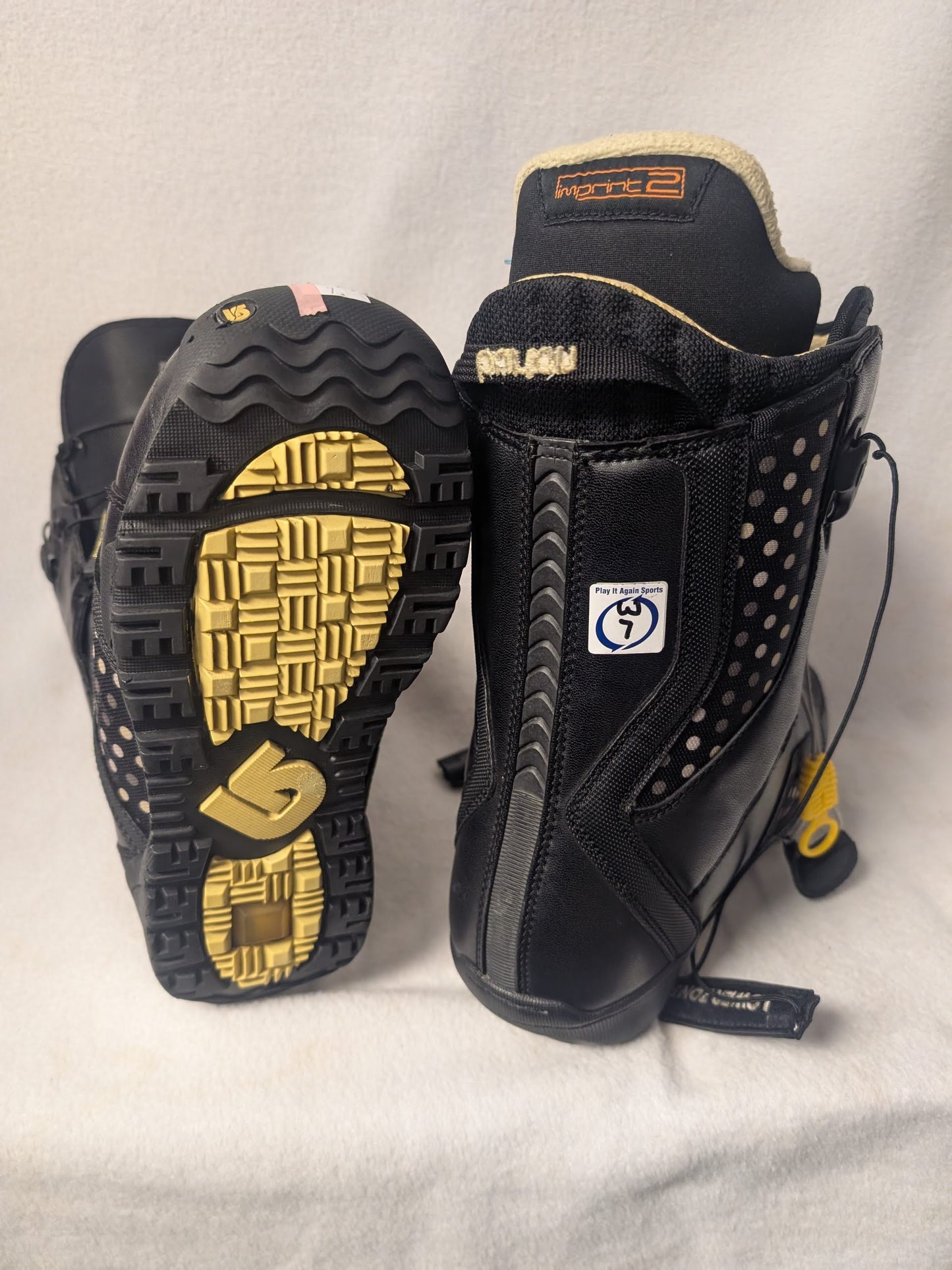 Burton Emerald Snowboard Boots Size Women 7 Color Black Condition Used