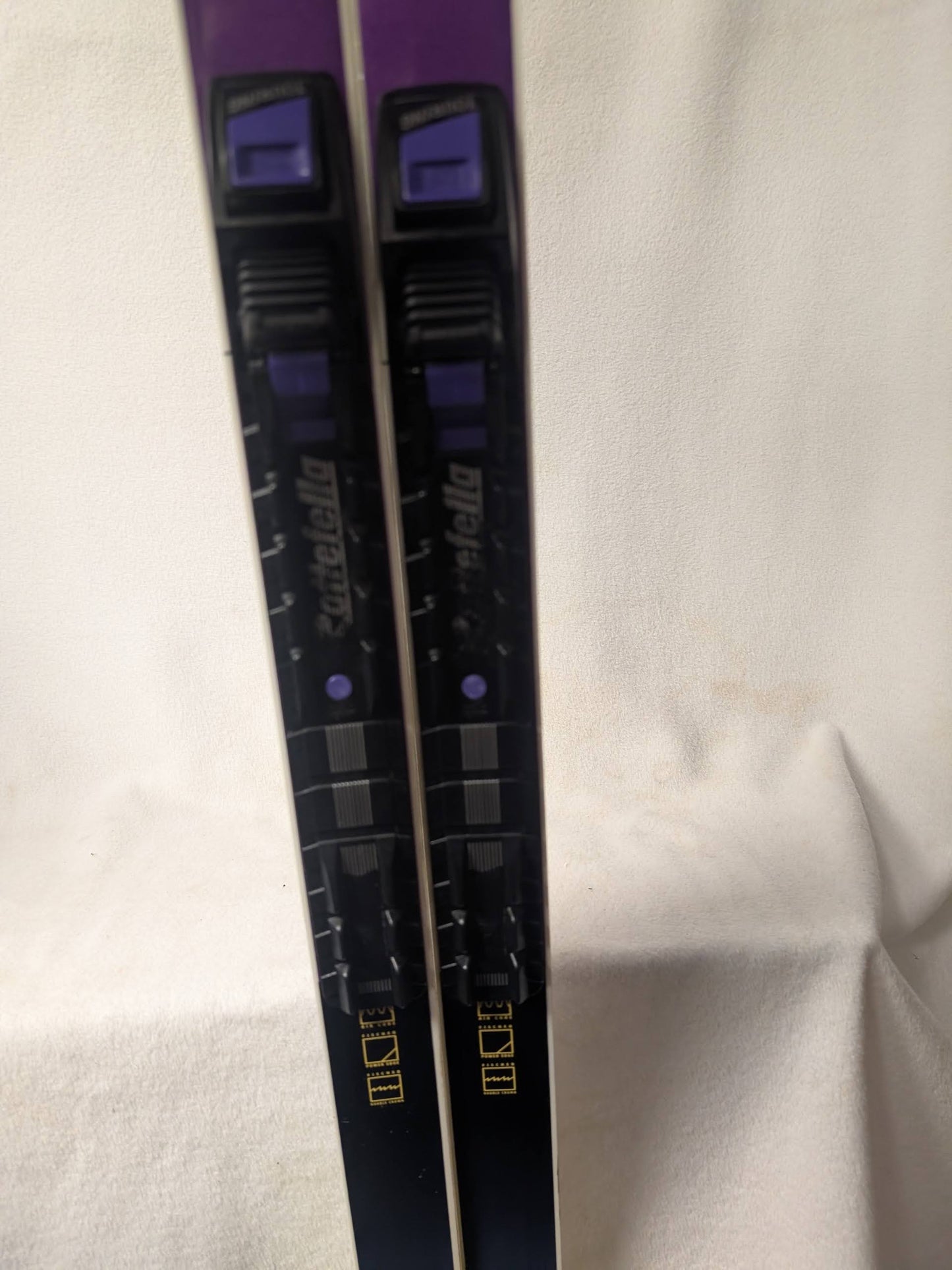 Cross Country Fischer Touring XC Skis NNN Bindings Size 195 Cm White Used